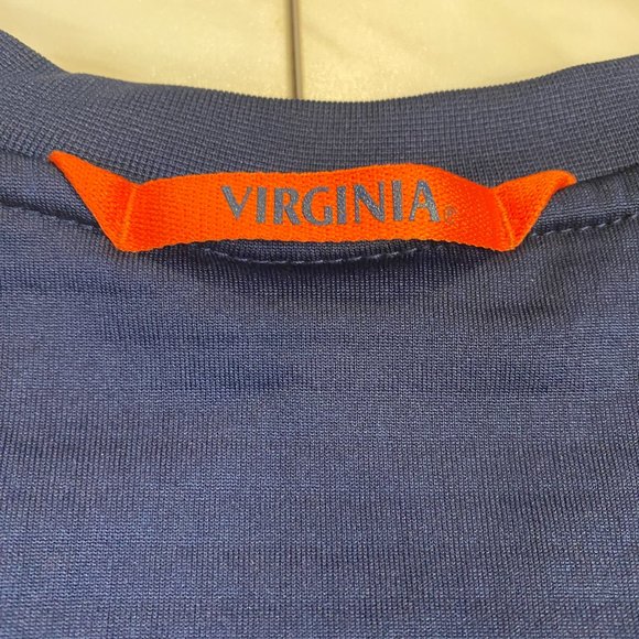 Nike University of Virginia Cavaliers Pullover Sweatshirt Crewneck Blue Small S - Picture 5 of 6